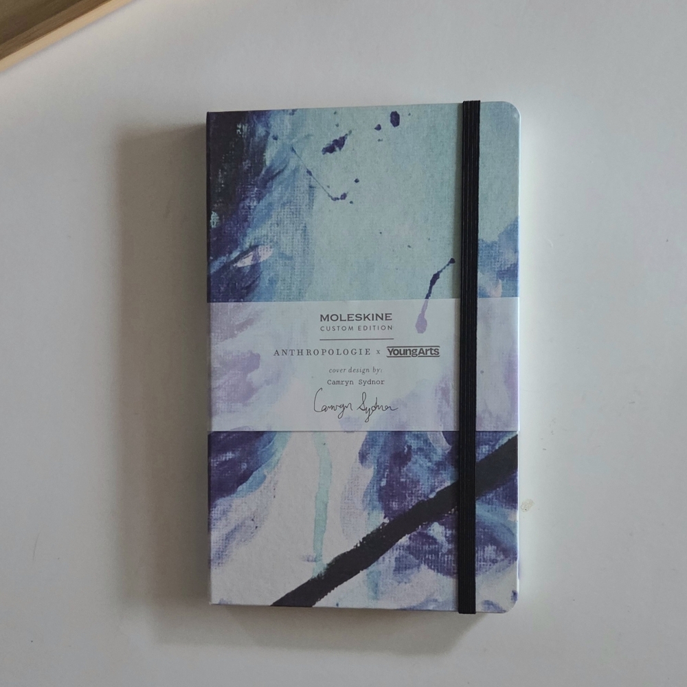 Anthropologie YoungArts Moleskine Classic Lined Notebook Limited Edition Camryn